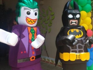 Lego Batman e coringa cover personagens vivos festa infantil Tatuap Servicos para festas infantis e eventos no [***] 