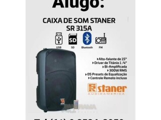 Alugo Caixa de Som Amplificada Profissional Braslia Centro Servicos para festas infantis e eventos no [***] 