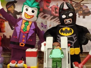 Lego Batman e Coringa cover personagens vivos Carro Servicos para festas infantis e eventos no [***] 