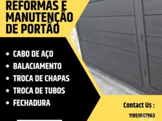 Reforma e manutenco de portes Barueri SP Pintor de parede e reformas no [***] 