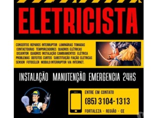 ELETRICISTA FORTALEZA 24 HORAS [***] Fortaleza Cidade Pintor de parede e reformas no [***] 