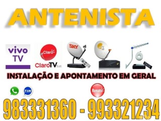 Antenista Cruzeiro Novo Sky Parablica 5G Claro Tv Ger Cruzeiro Novo Profissionais liberais no [***] 