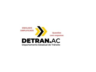 Questes concurso do DETRAN Rio Branco AC Cursos no [***] 