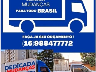 DEDICADA MUDANAS CARRETOS [***] Ribeirao Preto SP Fretes e mudancas no [***] 