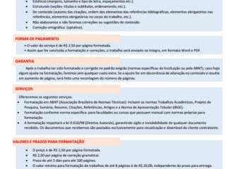 Formataco ABNT Sao Jose dos Campos SP Servicos especializados no [***] 