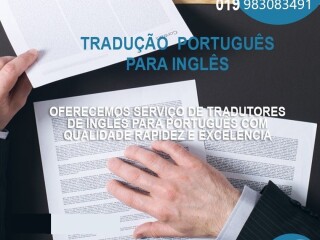 Traduco Portugus ingles Campinas SP Tradutor e intrprete no [***] 