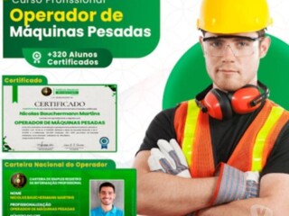 Curso de operador de mquinas pesadas Adamantina SP cursos tcnicos enfermagem esttica profissionalizantes [***] 