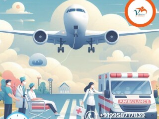 Get Vedanta Air Ambulance Service in Raipur with Advanced Medical Machine