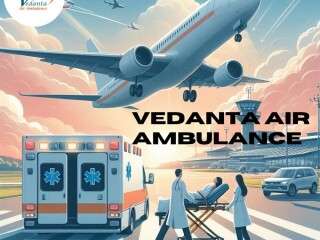 Avail of Vedanta Air Ambulance Services in Siliguri with Trained Doctor Team