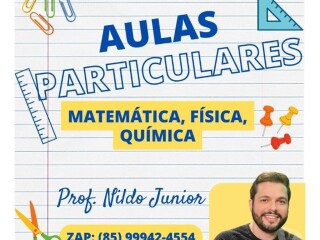 Aulas particulares de Matemática, Física, Química Fortaleza Cidade - Professores particulares 